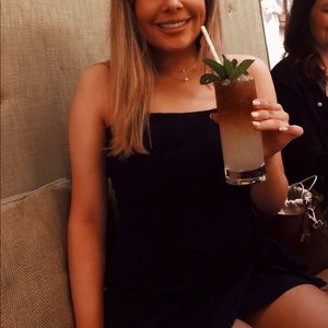 Cotton Candy LA navy tie dress